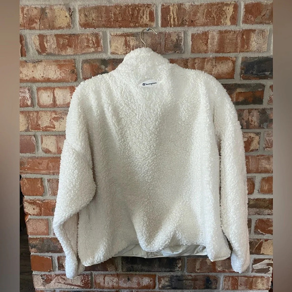 Champion Sherpa cropped half zip pullover - Picture 3 of 9